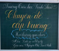 CHUYÊN ĐỀ CẤP TRƯỜNG ✨ Học thông qua chơi – Môn Lịch sử và Địa lí ✨