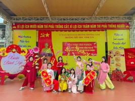 TẾT ĐÃ ĐẾN RẤT GẦN VỚI TRƯỜNG TIỂU HỌC VINH TÂN