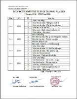THỰC ĐƠN THỰC TUẦN 28