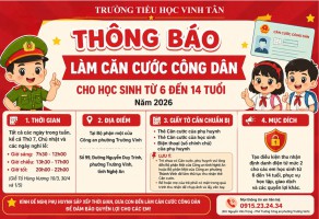 THÔNG BÁO QUAN TRỌNG TỚI PHỤ HUYNH HỌC SINH