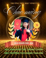 Từ mái trường Vinh Tân đến cánh cửa của những ước mơ mới
