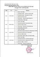 Thực đơn ăn bán trú tuần 1