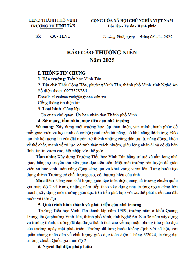 BÁO CÁO THƯỜNG NIÊN T1