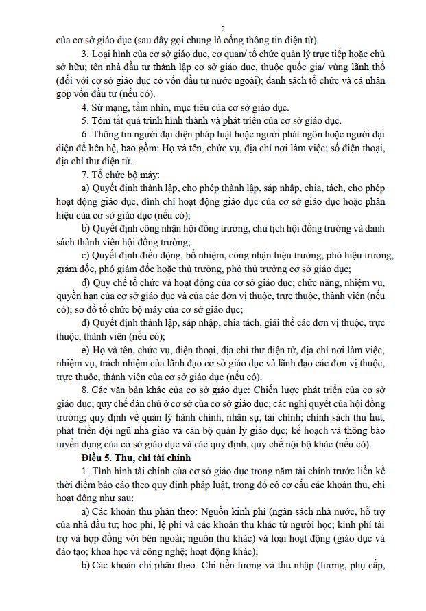 KẾ HOẠCH CÔNG KHAI THEO TT 09 NH 25 26 T2