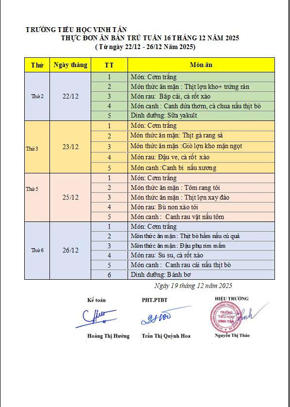 zTHỰC ĐƠN ĂN TUẦN 16